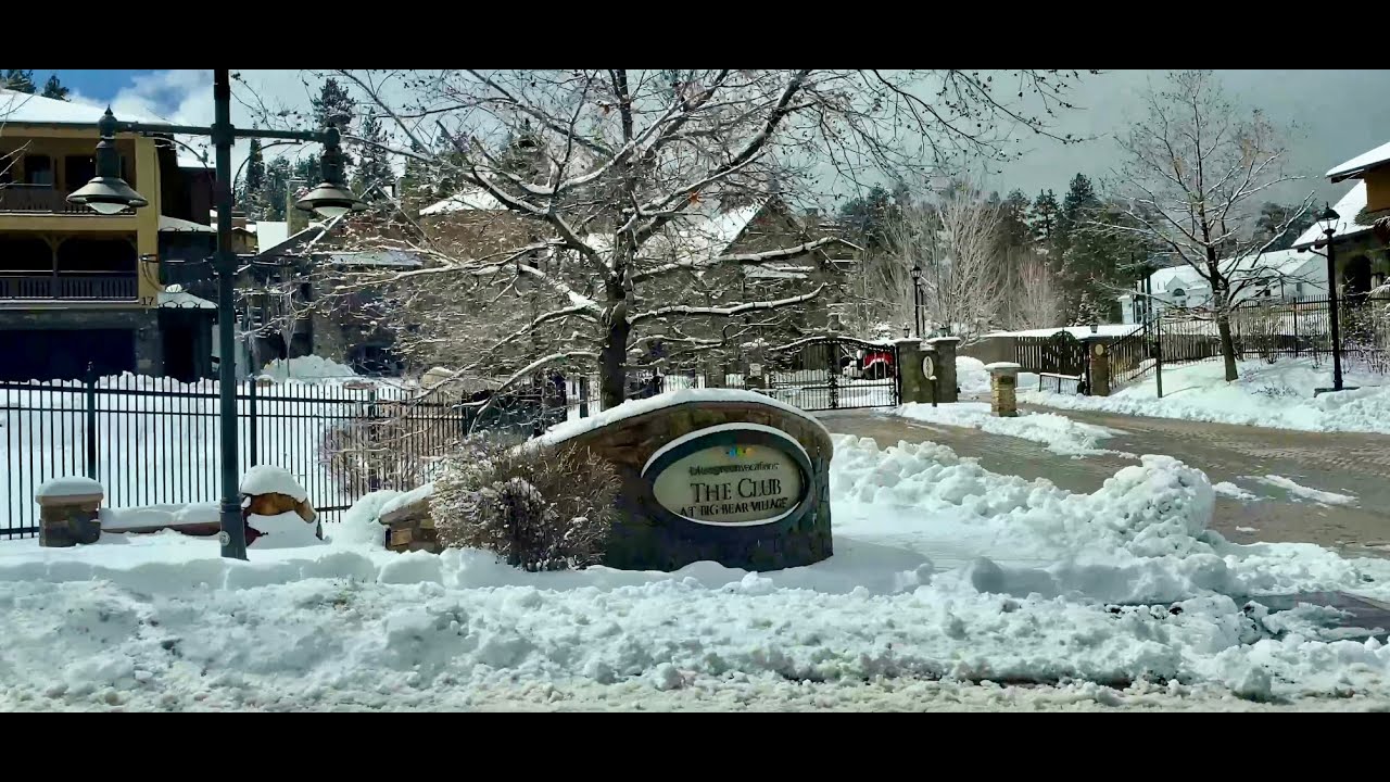 ❄️ Snow Aftermath ❄️ How Much SNOW Did Big Bear Valley Receive? The Dam to Baldwin Lake. 3/7/2025