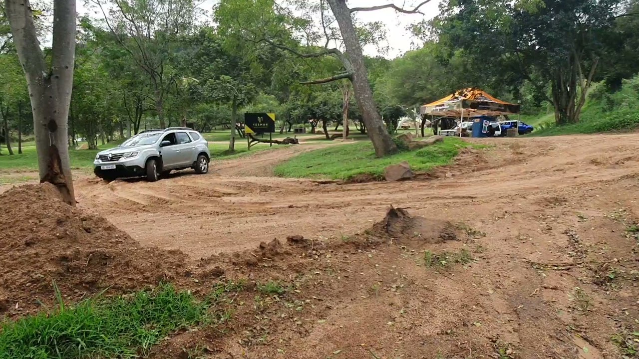 Renault Duster 4x4 offroad track with on road tyres South Africa KZN