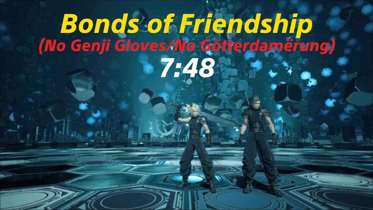 FF7 Rebirth — Легендарный бой: Узы дружбы (7:48/Нет Перчаток Гэндзи/Нет Гибели богов)
