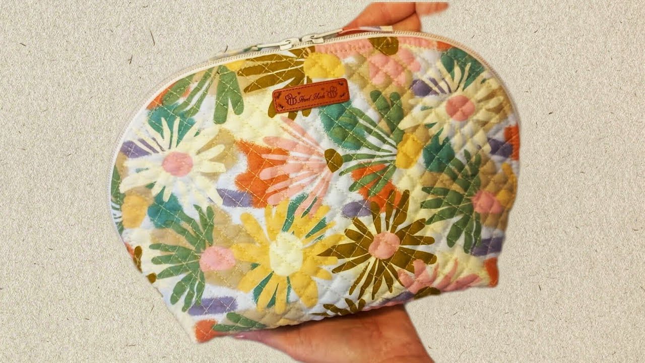 DIY/ШЬЮ БОЛЬШУЮ КОСМЕТИЧКУ/ПОДРОБНЫЙ МАСТЕР-КЛАСС #sew#ручнаяработа#шьюсама