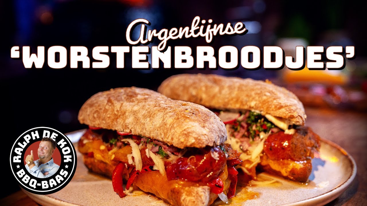 Waaaanzinnig lekker broodje van gegrilde CHORIZO met kaas!