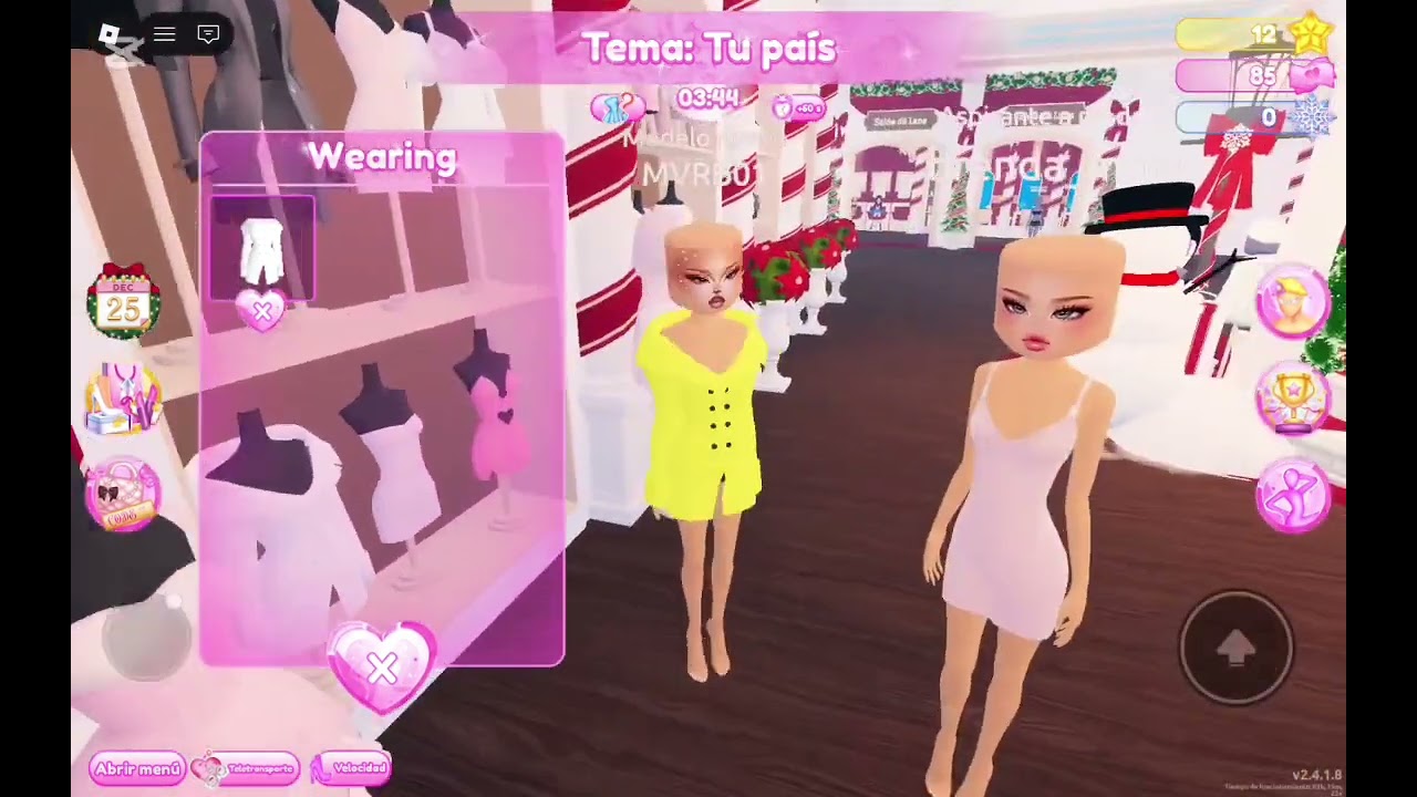 Jugando un juego de vestir 💓💗👍💅