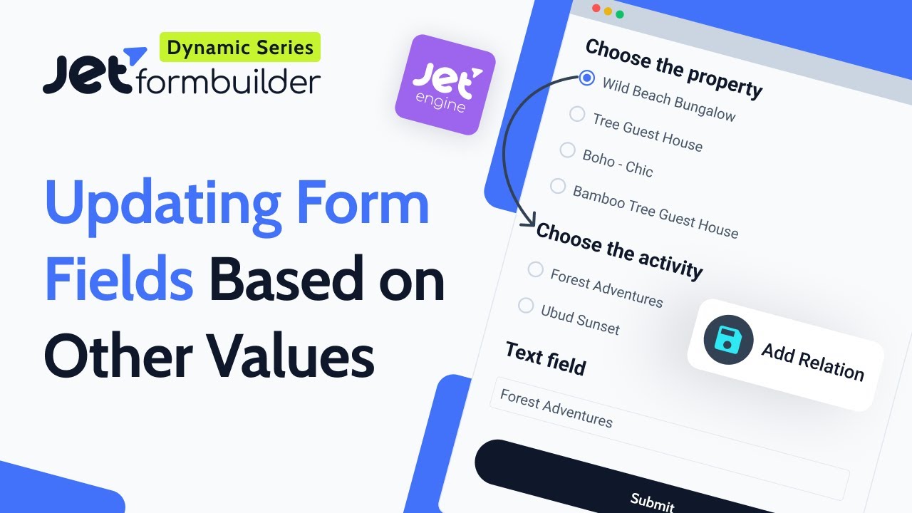 How to Update WordPress Form Fields Based on Other Fields' Values | JetFormBuilder