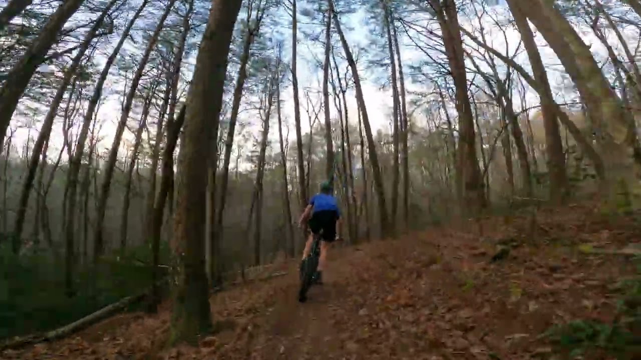Sunrise MTB on Barkeater with my Son