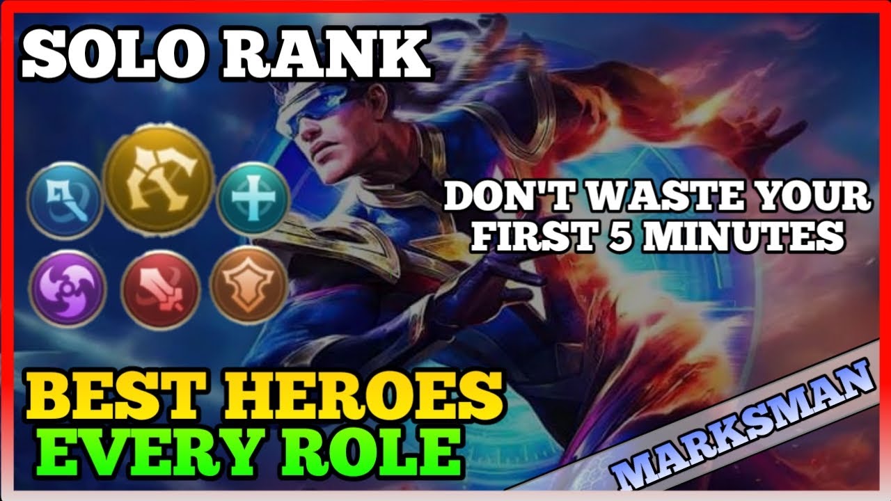 Part 4 | 5 Tips to All Solo Side Lane Marksman in Solo Rank | MLBB
