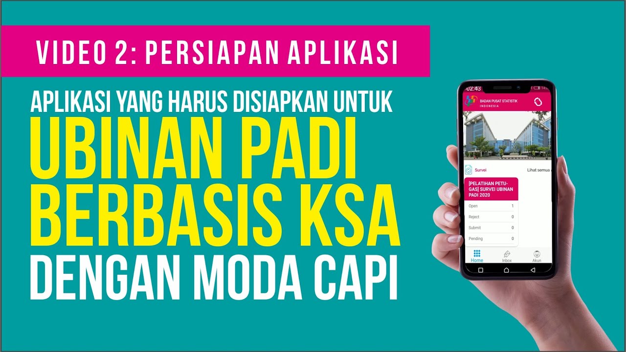 VIDEO 2 PERSIAPAN APLIKASI | Seri Pembelajaran Ubinan Padi Berbasis KSA | BPS Provinsi Jawa Tengah