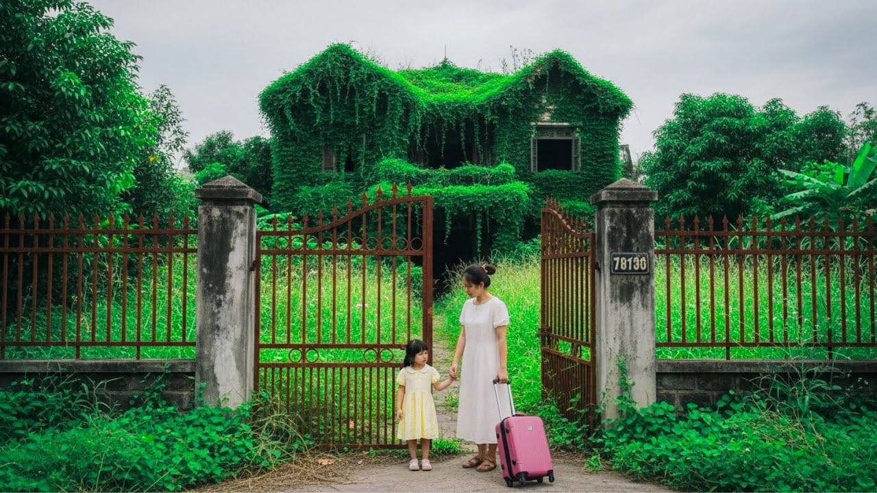 No one dared step inside this abandoned house – until a single mother took charge and cleaned it up.