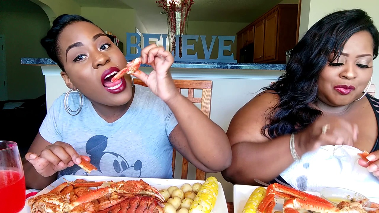 Seafood Mukbang!!!!! (crablegs, shrimp, lobster tail)