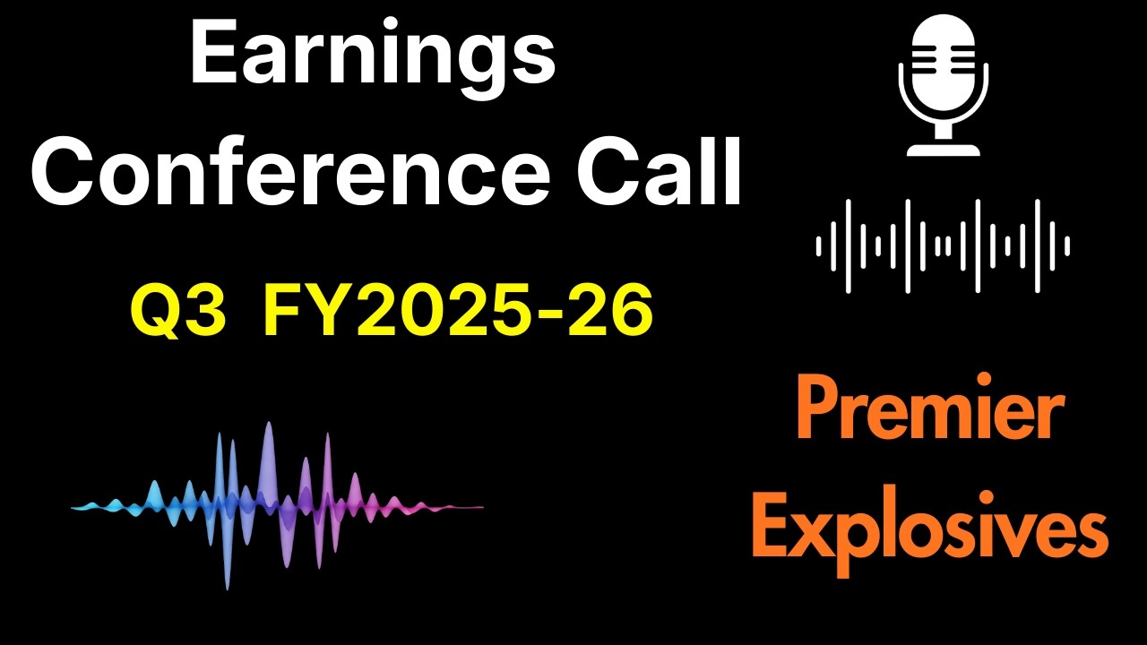 Premier Explosives share Q3 FY2025-26 Earnings Conference Call ||