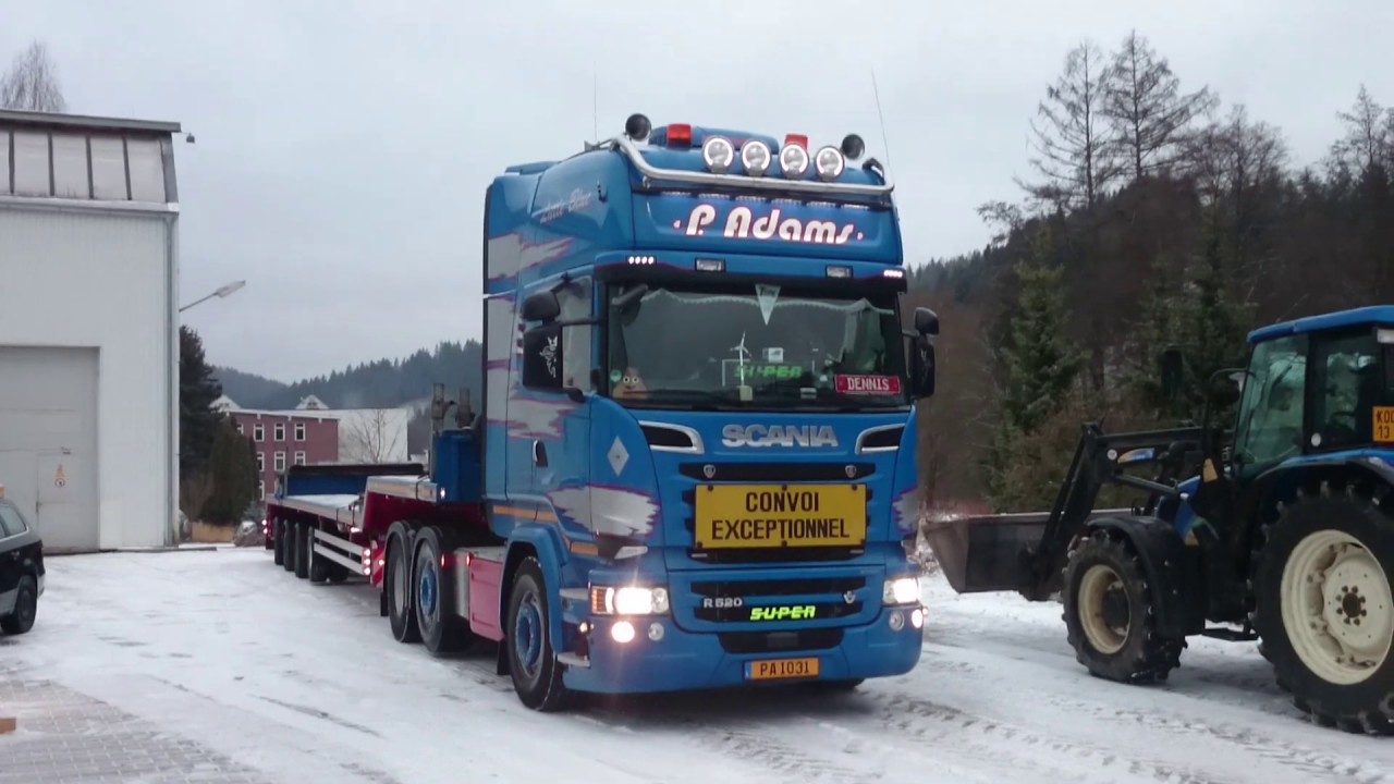 P. Adams  Heavy transport - Nadměrný náklad - Schwertransport  - part 1