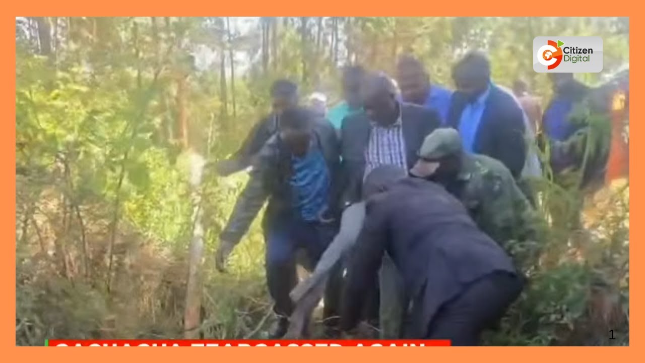 Teargas lobbed in a church attended by Gachagua in Othaya
