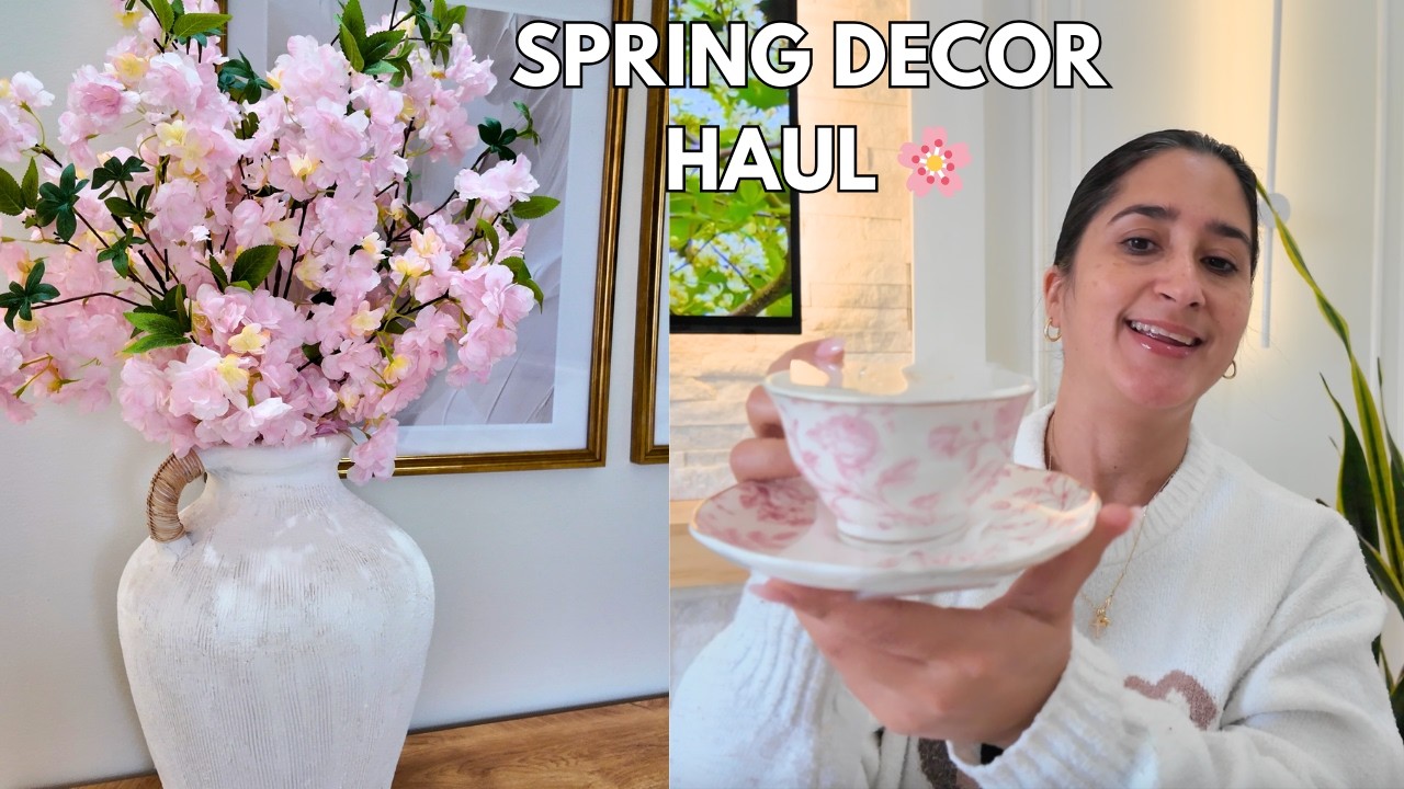 SPRING DECOR HAUL🌸 | Cositas de TJ Maxx para decorar en primavera.