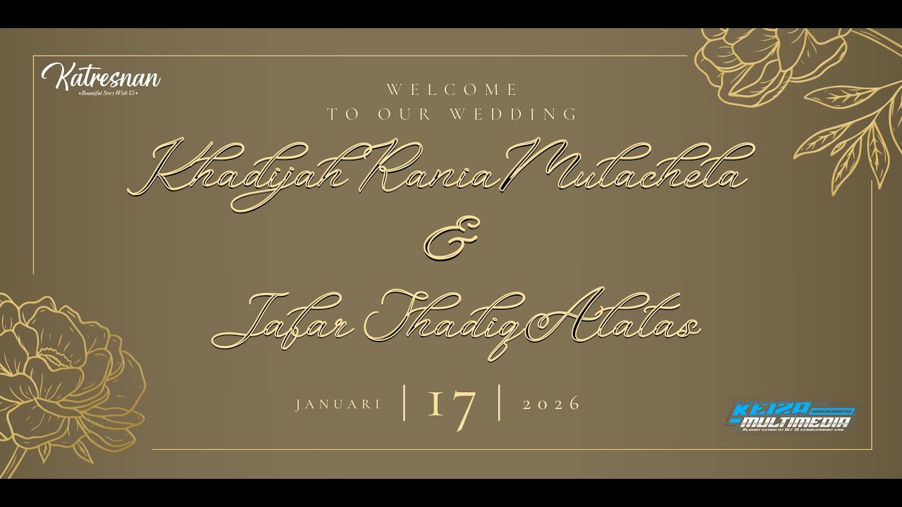 Live Wedding - Rania & Jafar - Ar - Raudhah Surakarta - 17 Januari 2026