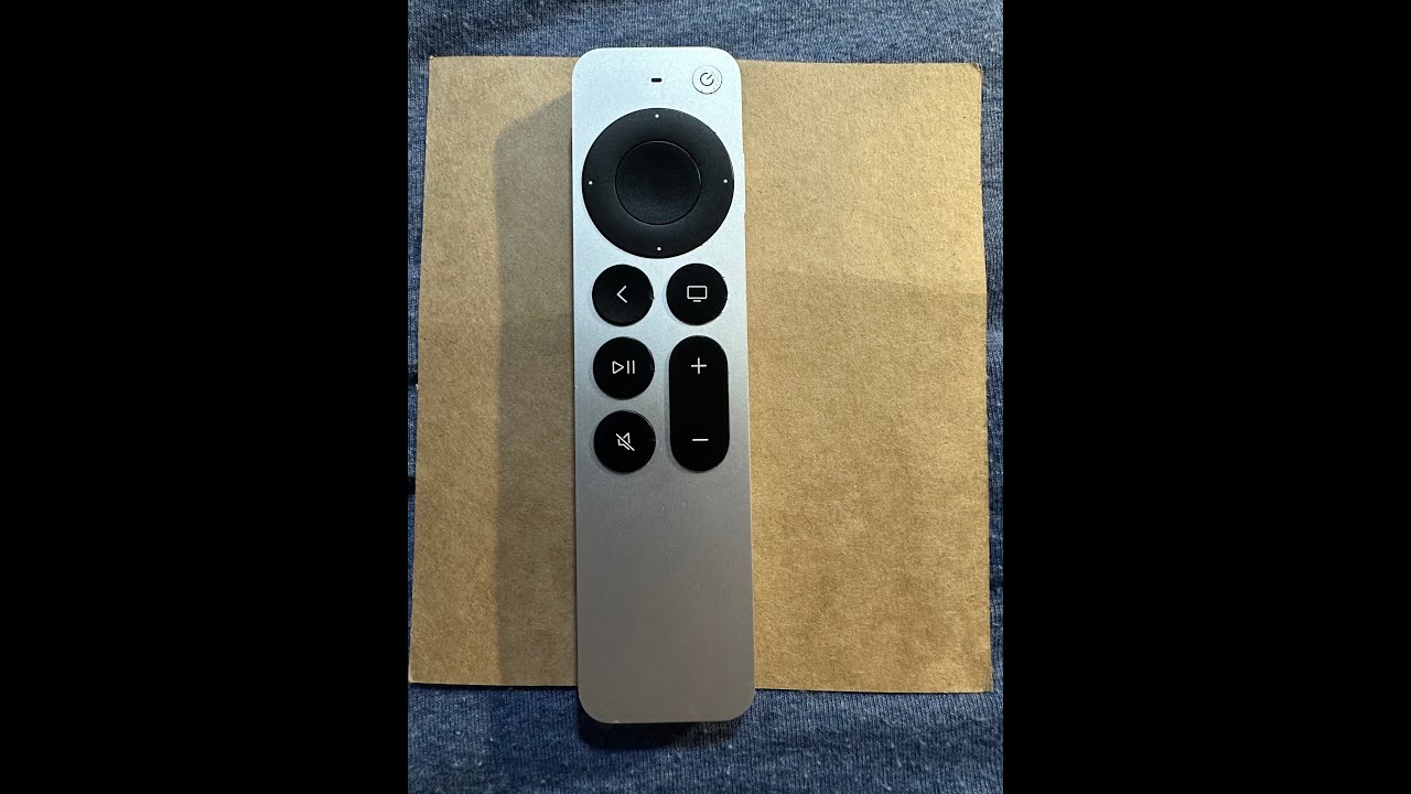 Apple TV 4K remote what to do if your drop your Apple TV remote in water, close up, and reassembly