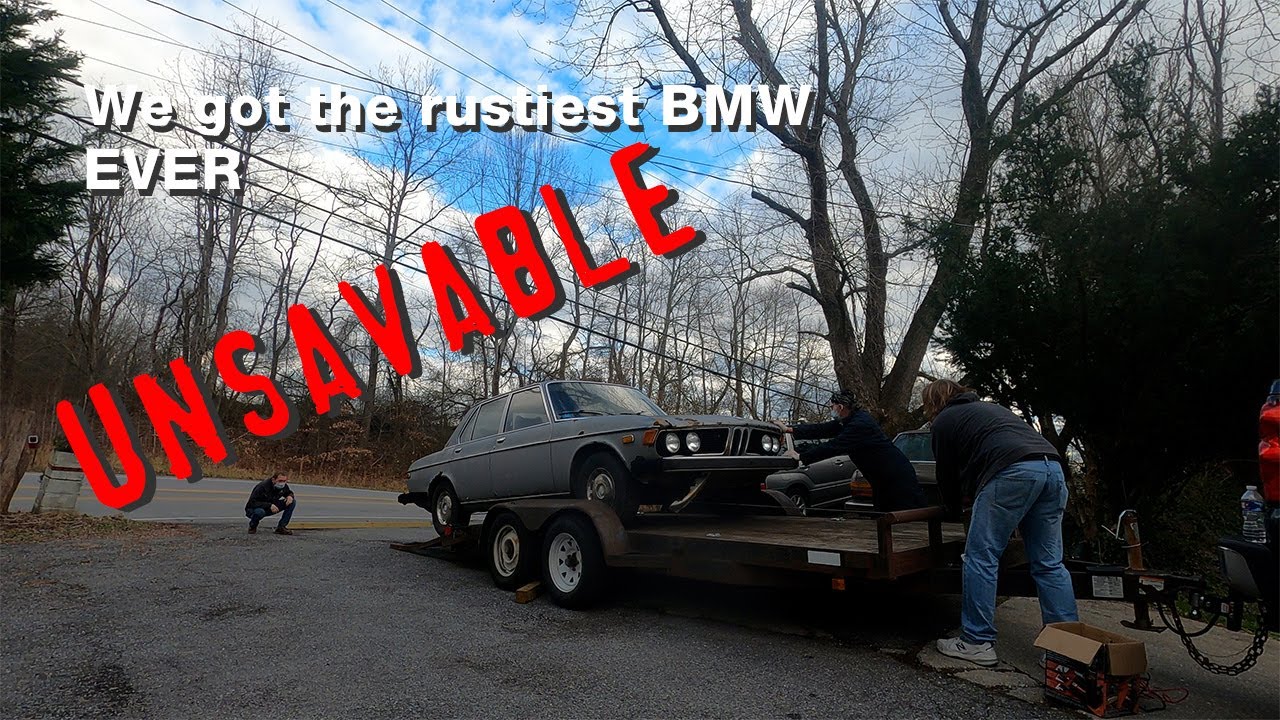 We got the rustiest BMW Bavaria EVER