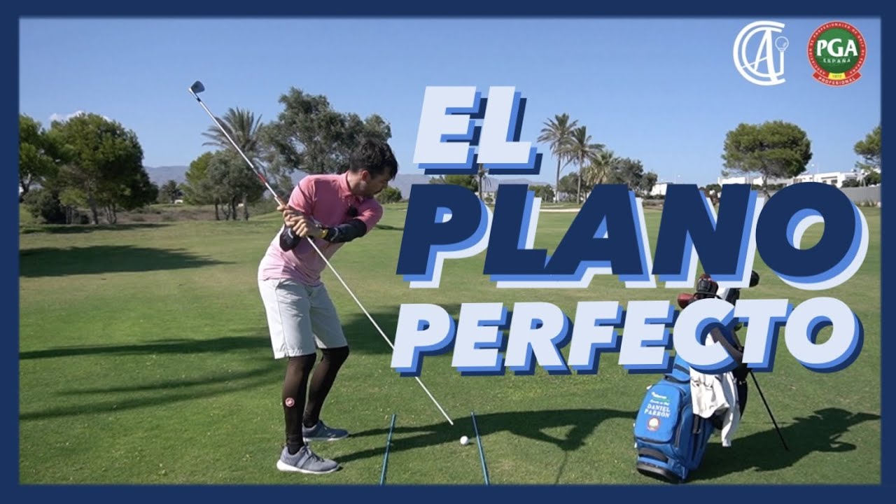 ✅ Pégale MÁS RECTO y con MENOS EFECTO mejorando el PLANO del SWING de GOLF 🙌🏽