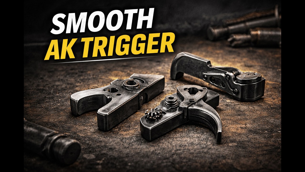 How to Smooth an AK Trigger Pull | AK Trigger Polishing & Before/After Test