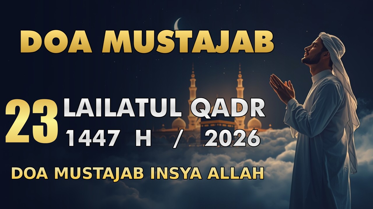 DOA MUSTAJAB 5 RAMADHAN 1447H | Lirik Arab dan Terjemah
