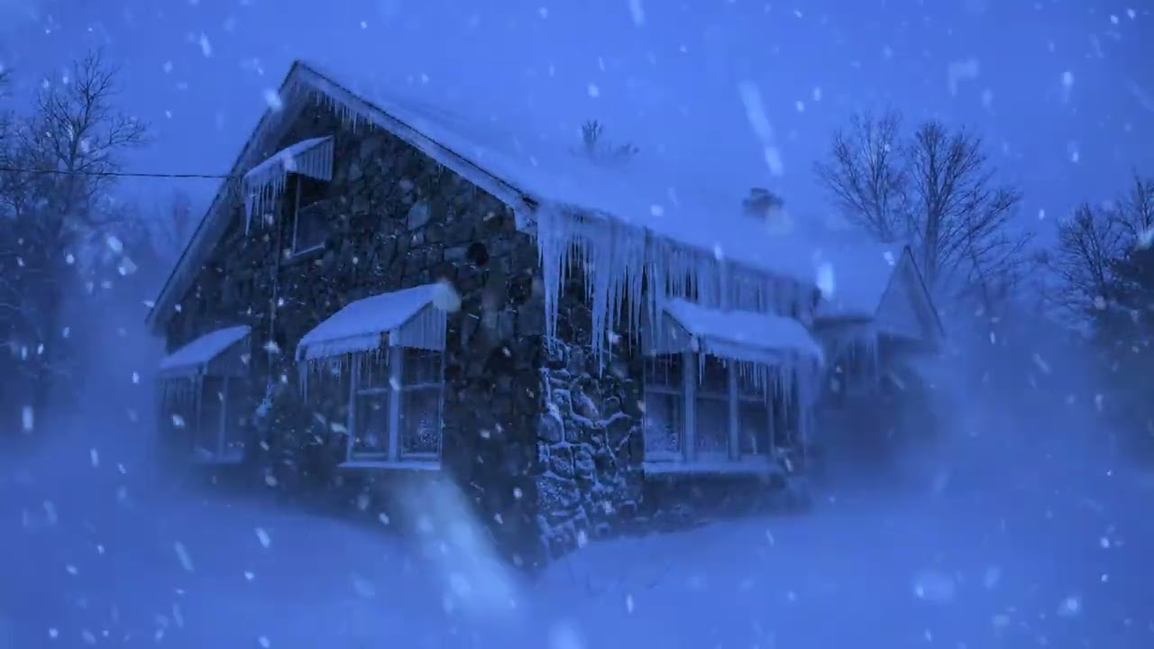 Brutal Arctic Blizzard: Snowstorm Sounds for Sleeping & Freezing Blowing Snow Storm Ambience