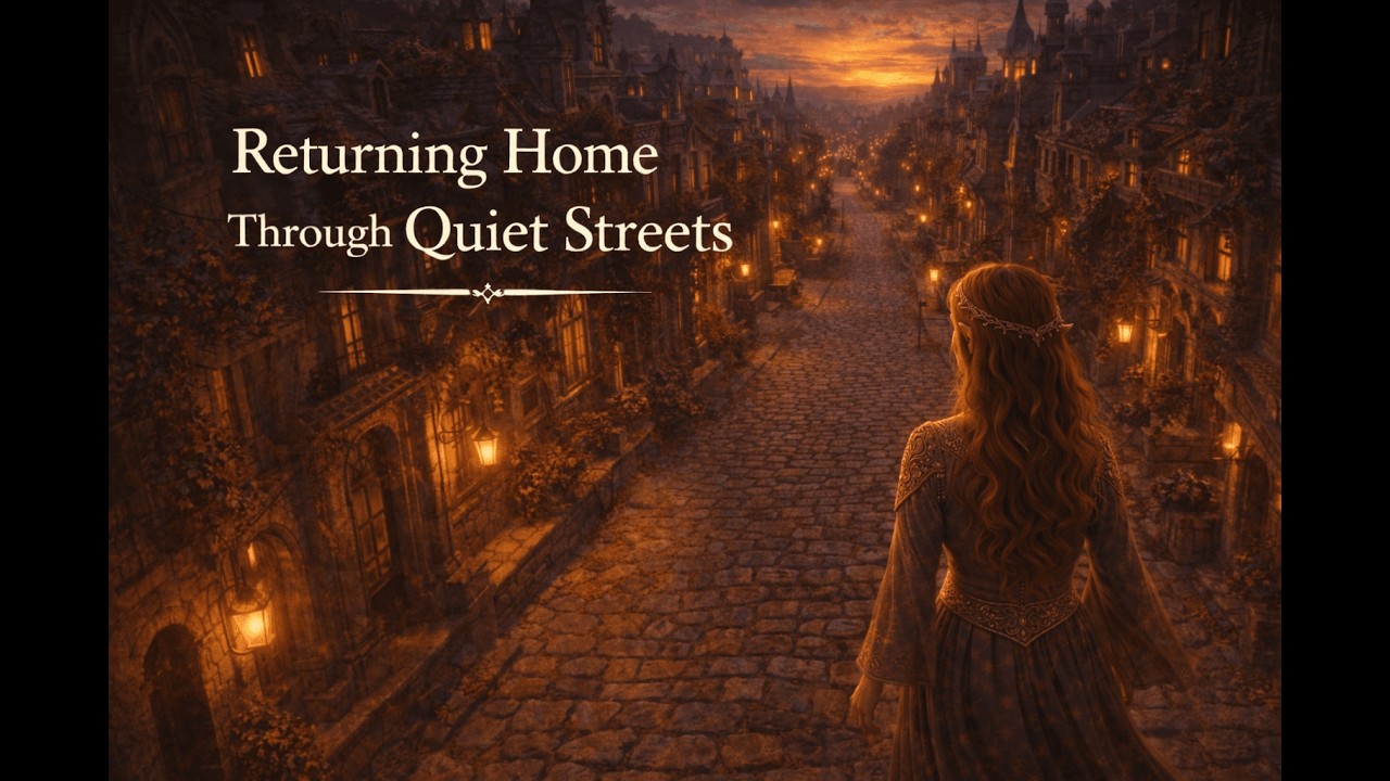 Returning Home Through Quiet Streets – Calm Celtic Fantasy Ambience (No Lyrics)