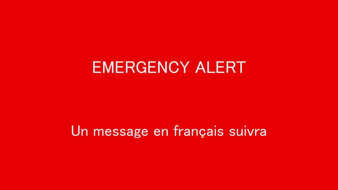 Alert Ready/ EAS Nuclear Attack Canada