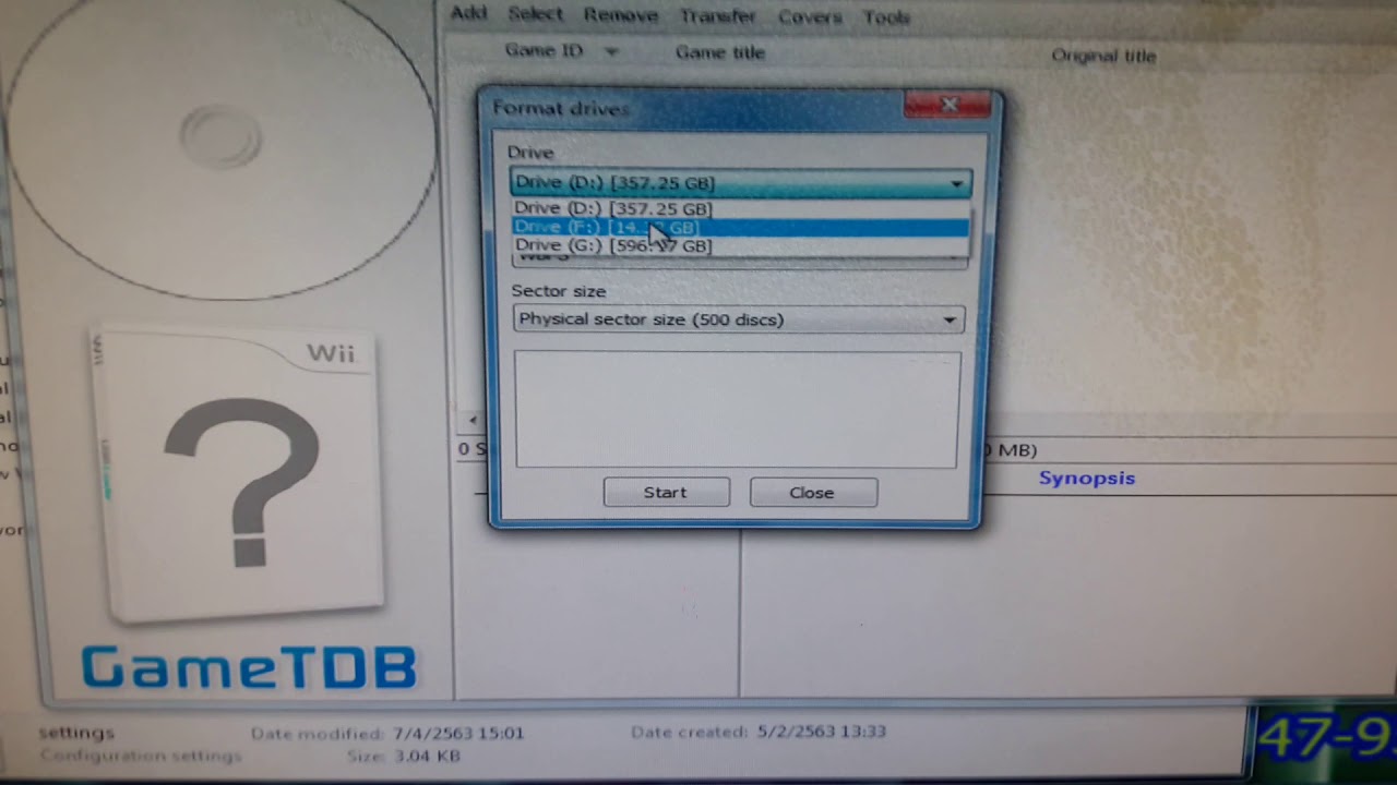 ลงเกมส์Hdd/FDสำหรับWii