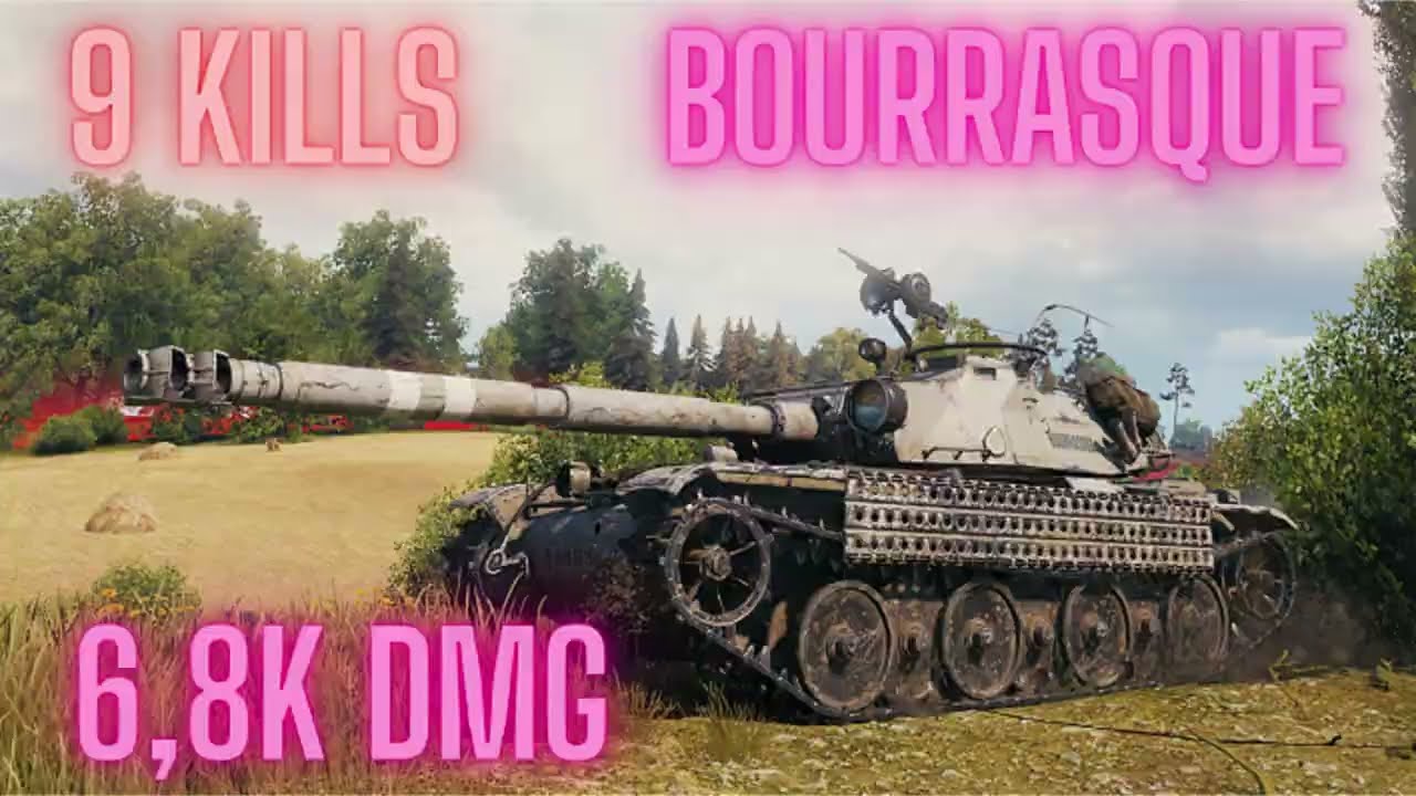 Spotting Setup Goes CRAZY – 9 Kill Bourrasque WoT