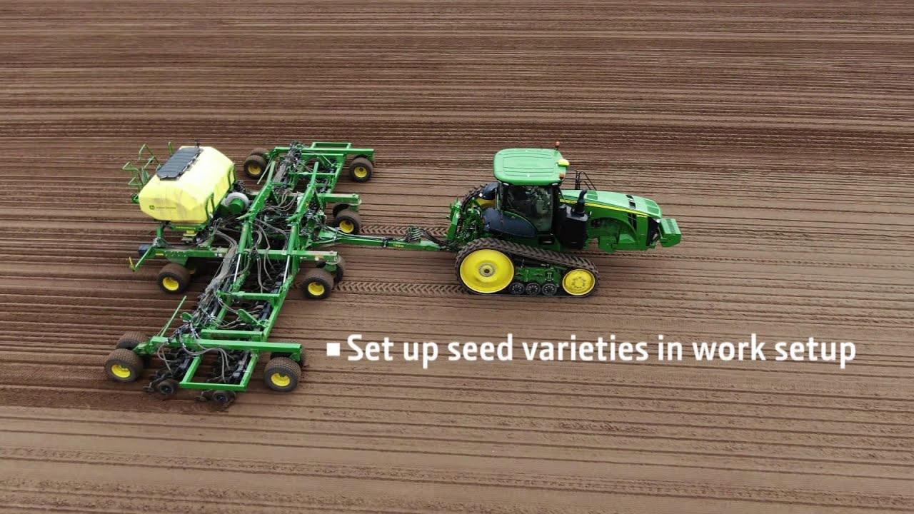 How To Set Up Seed Varieties And Rates | John Deere N500C Series Air Seeders