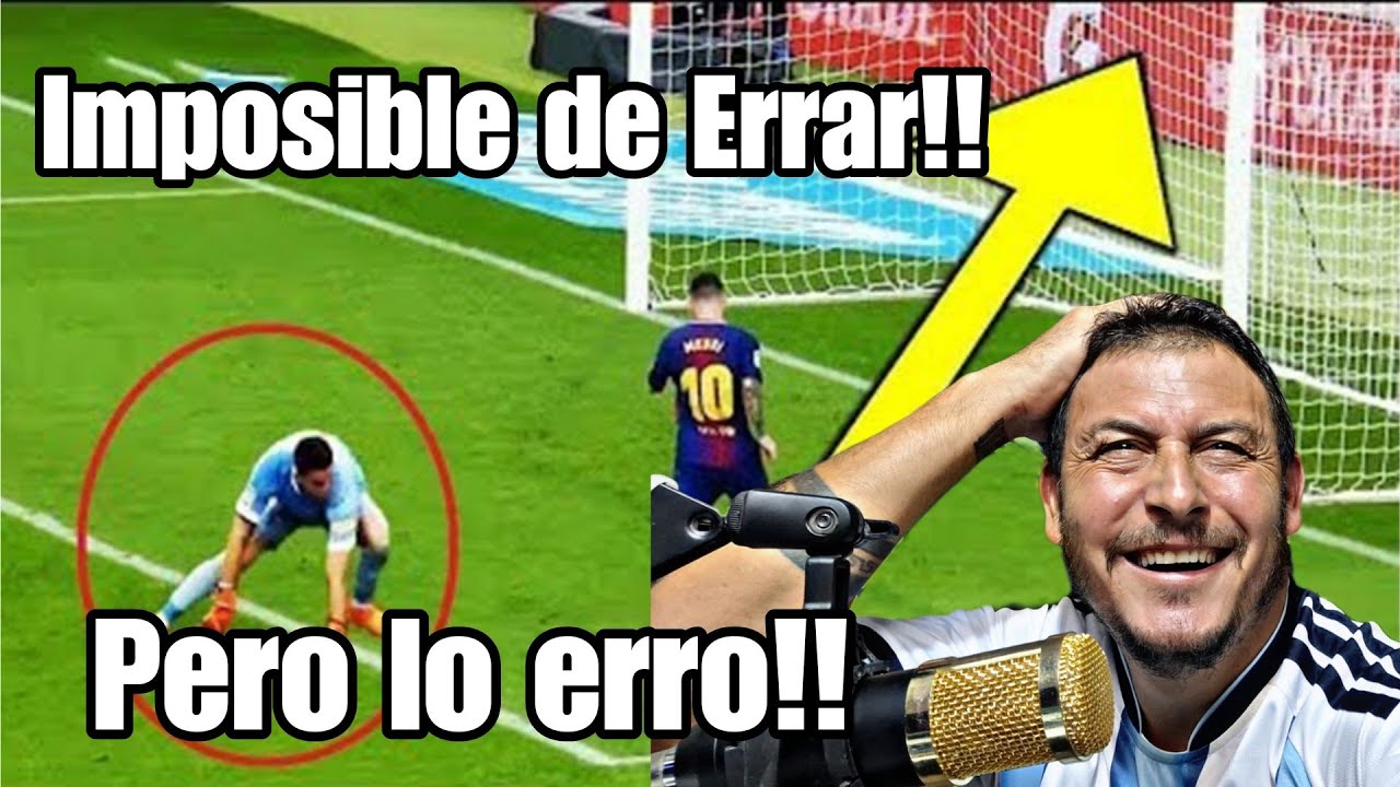 Goles, increibles de errar!! Reaccion.