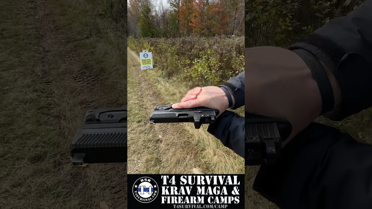 How to properly hold / grip your handgun #selfdefense #firearmstraining #firearmsafety #kravmaga ￼
