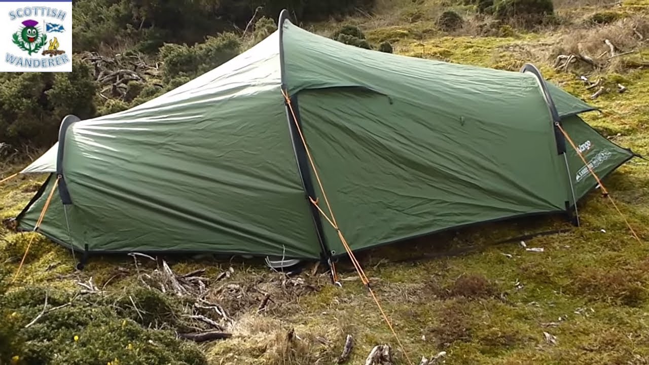 Wild camping In Scotland In The Vango Sabre/Banshee 200 backpacking tent