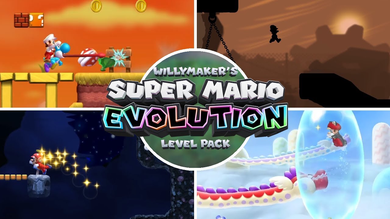 Willymaker's Super Mario Evolution - Full 100% Walkthrough