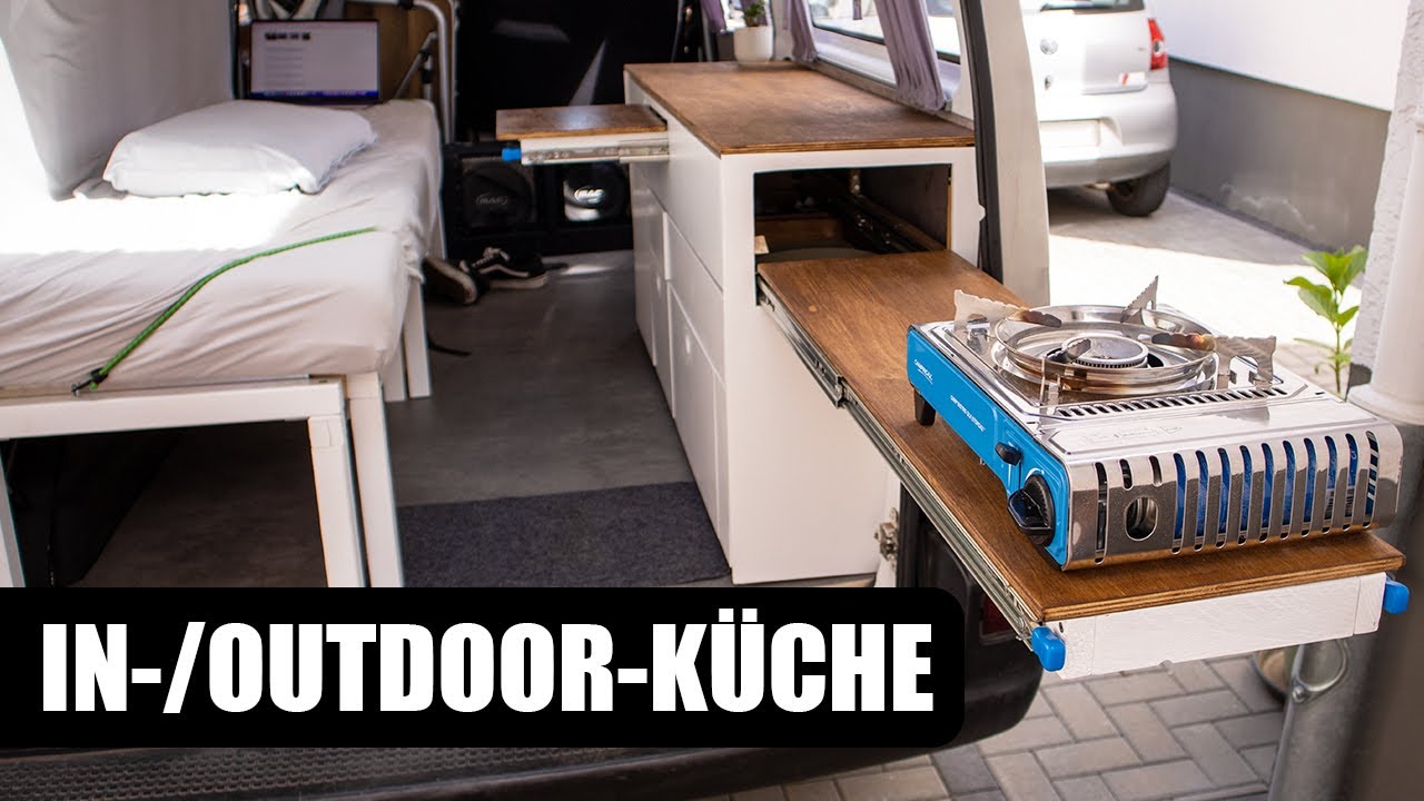 DIY In-/Outdoor-Küche im Van!! 👨🏻‍🍳