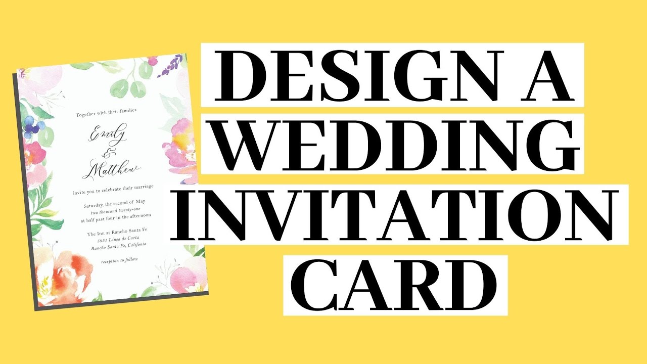 Design A Wedding Invitation Card!
