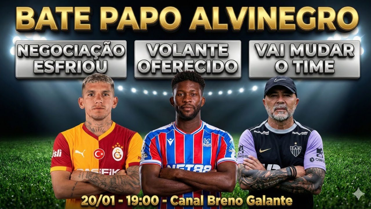 🛑AO VIVO🛑NEGOCIAÇÃO ESFRIOU 🔸VOLANTE OFERECIDO 🔸 VAI MUDAR O TIME