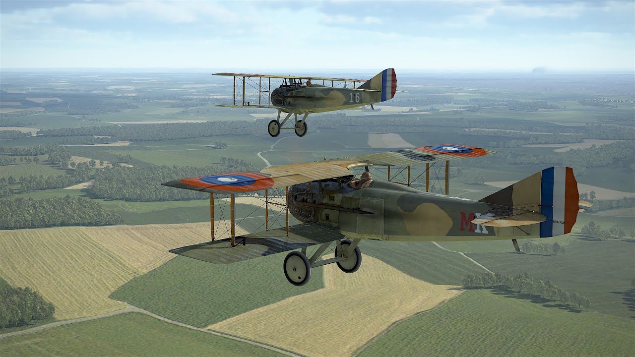 IL-2 Flying Circus - No.10/J18 - ✈ On a Wing of The Master (SPAD S.XIII)