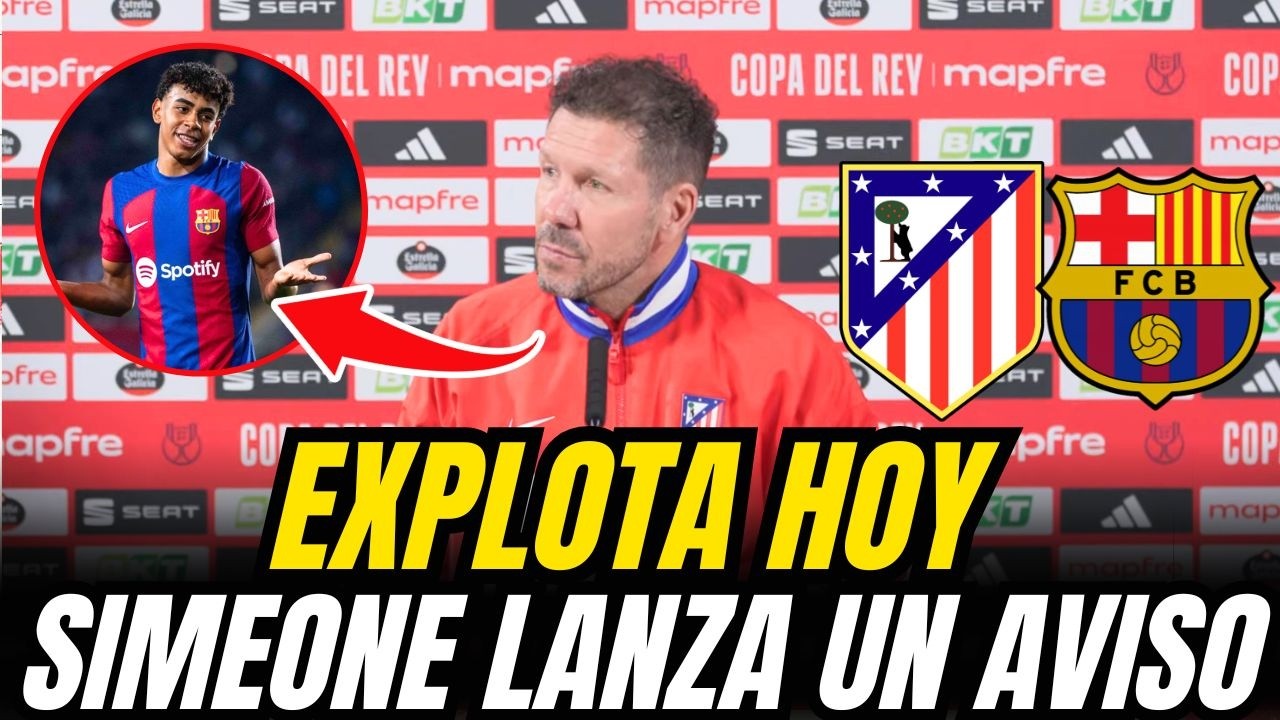 💥 SIMEONE NO SE GUARDA NADA EN RUEDA DE PRENSA Y CALIENTA EL ATLÉTICO VS BARCELONA