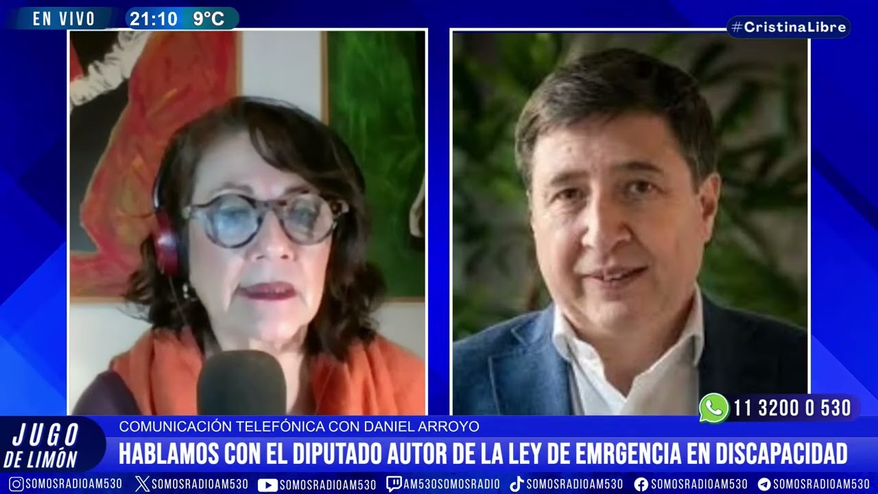 DANIEL ARROYO, DIPUTADO AUTOR DE LA LEY DE EMERGENCIA EN DISCAPACIDAD
