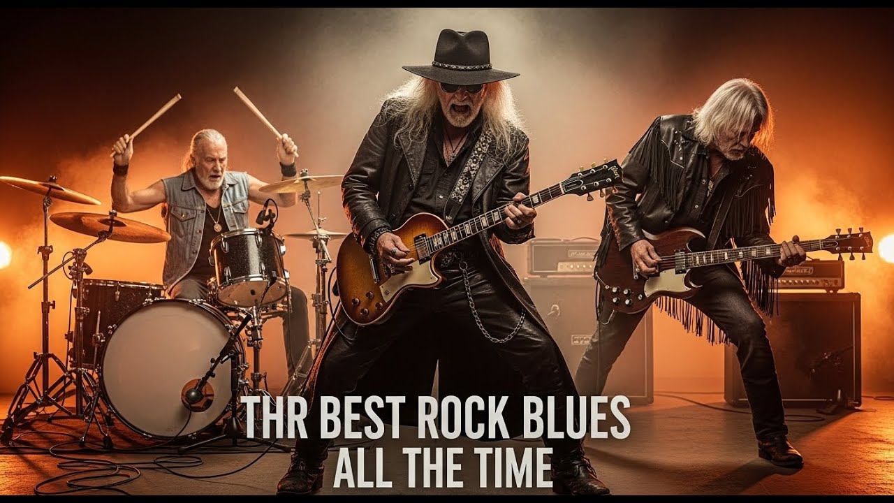 Eric Clapton, SRV, Jimi Hendrix, Muddy Waters, ZZ Top 🎸💀 Classic Blues Rock Vocals & Guitar Riffs