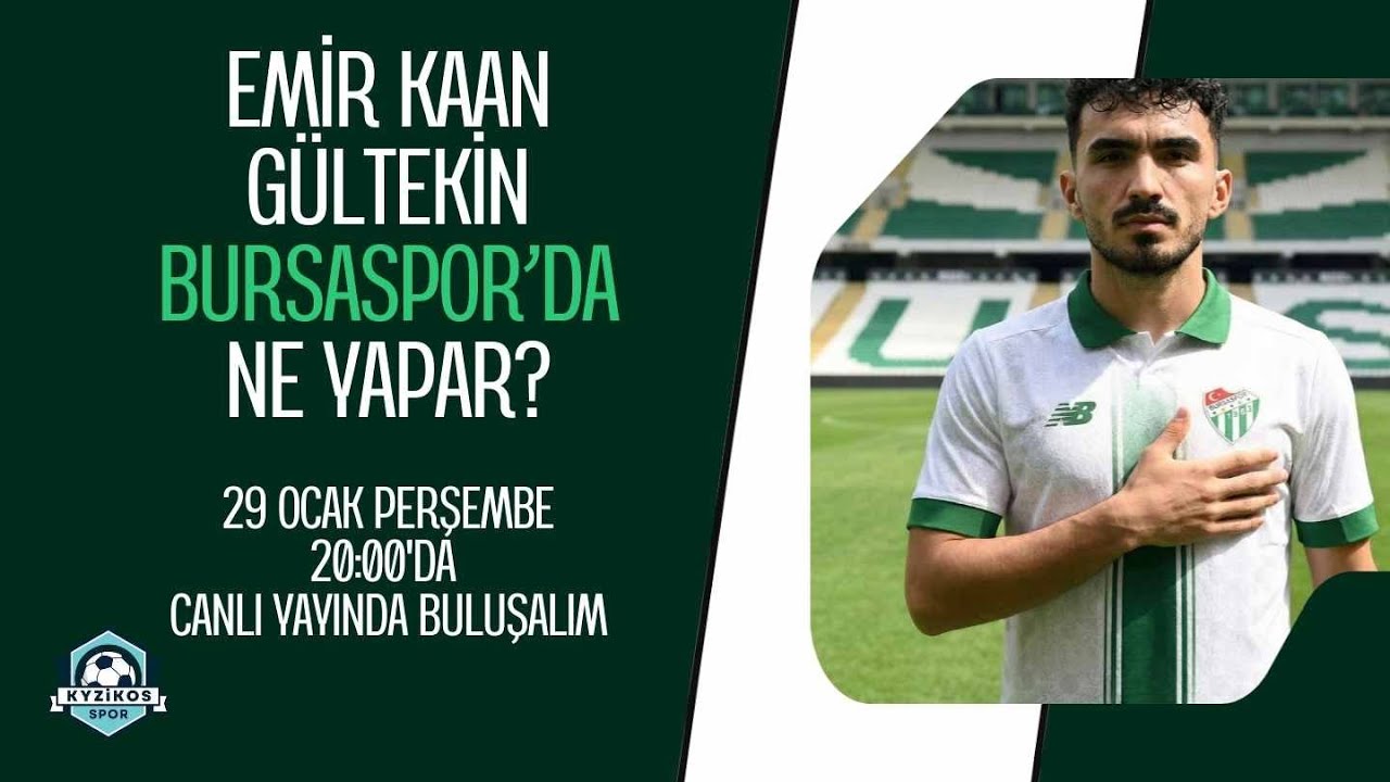 Emir Kaan Gültekin Bursaspor'da... Yılın En Önemli Eklemesi... Neler Yapar, Neleri Değiştirir?