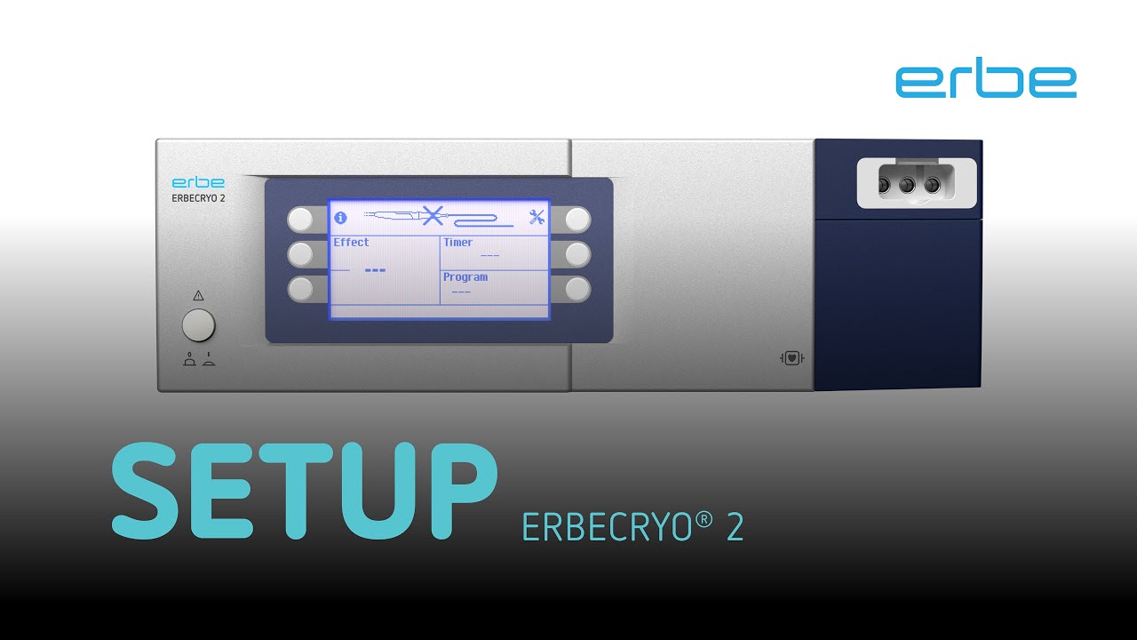 Setup ERBECRYO&reg; 2
