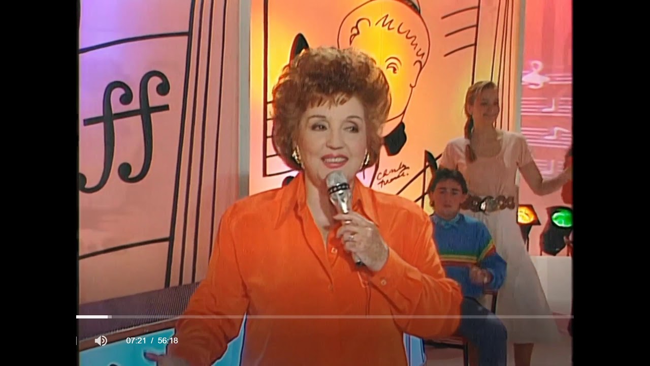 Emission Sevran en chantant 1992 Nilda Fernandez