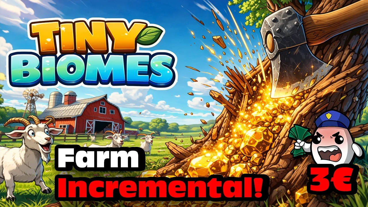 Millionen Ressourcen sammeln und die eigene Farm aufbauen ESKALIERT KOMPLETT! | Tiny Biomes