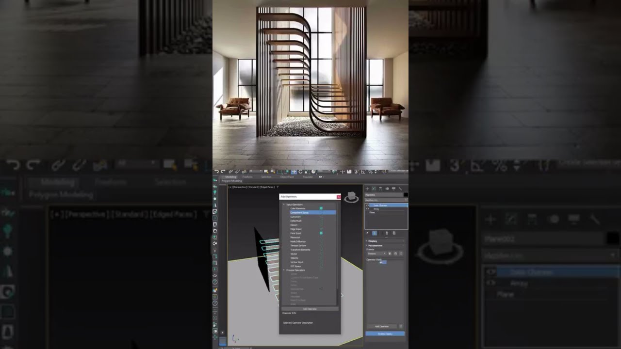 How to Model a Parametric Staircase in 3ds Max | Fast Tutorial
