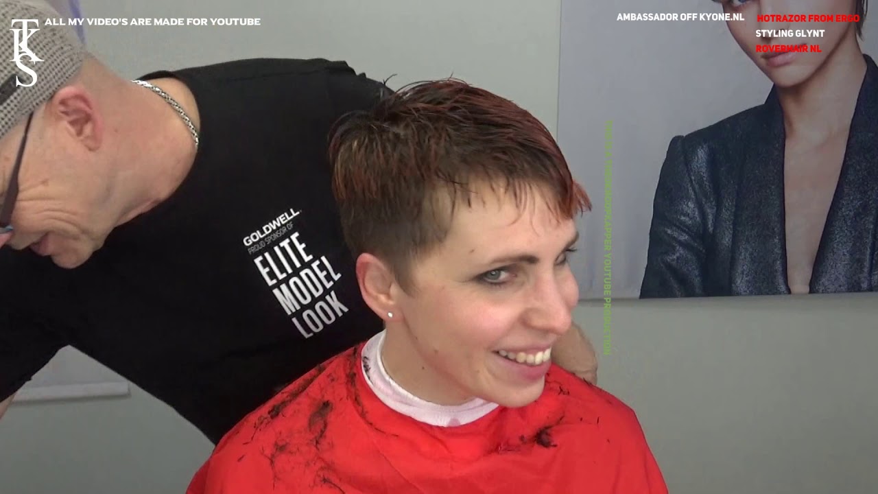 PIXIE to FREE HAND Ultra-Short PIXIE and *Fresh Color*  Floor's tutorial by TKS