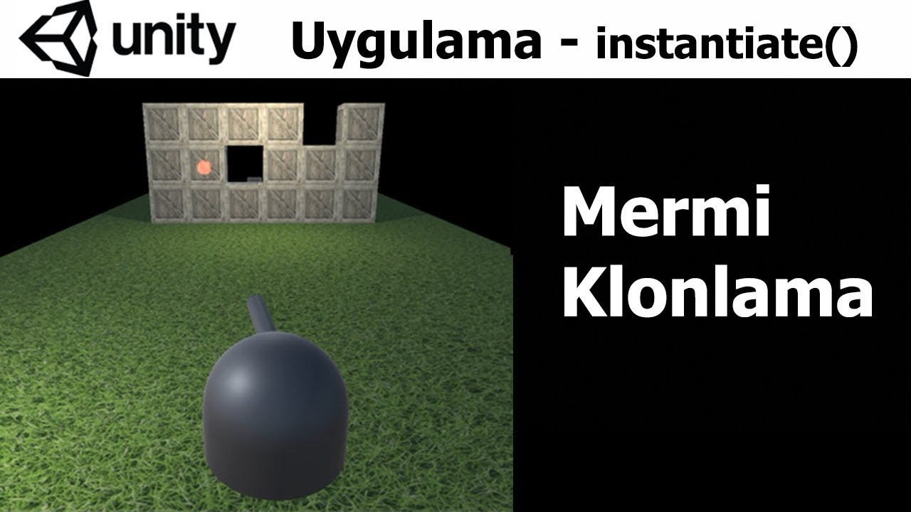 Unity Uygulama 2 Mermi Atma Sistemi (Obje Klonlama)