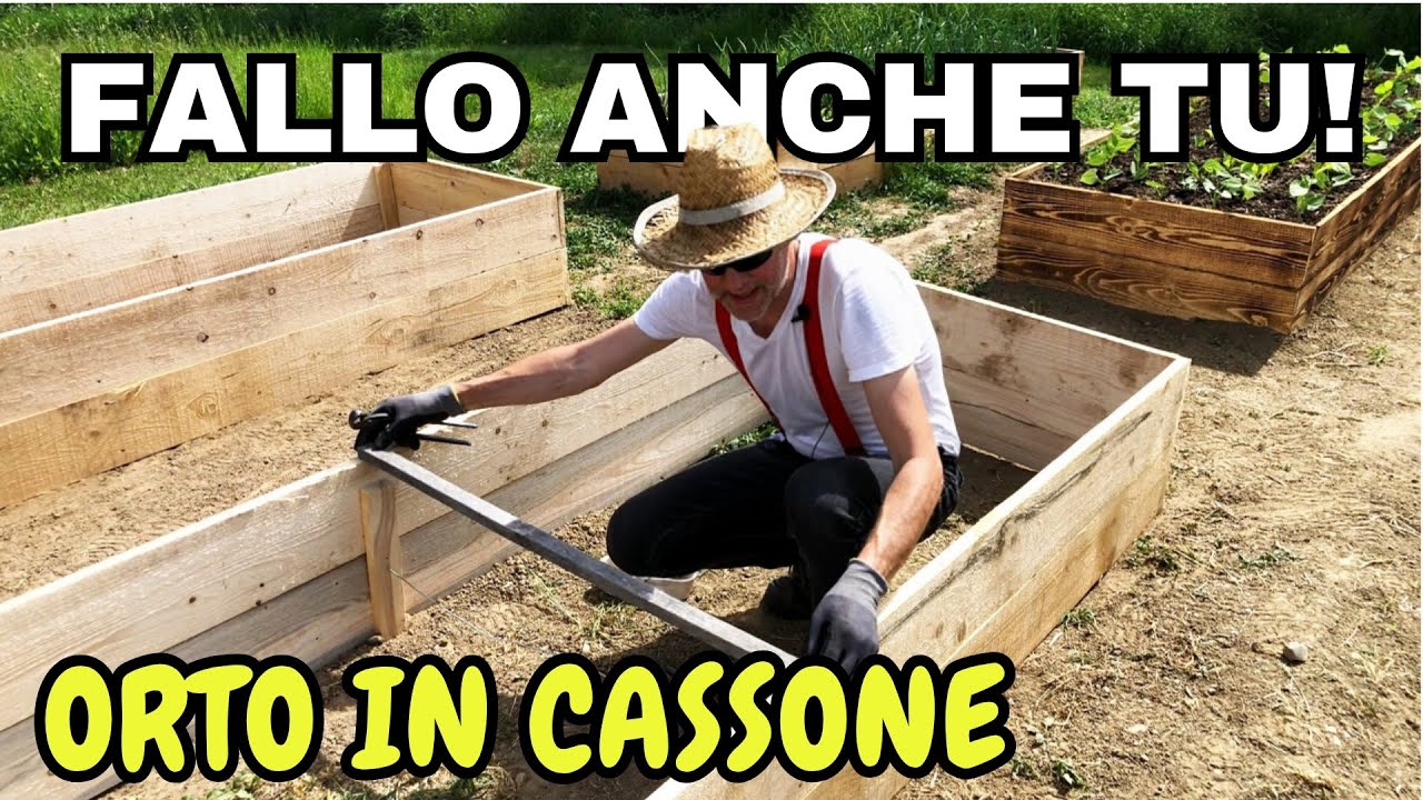 Come Costruire un Cassone per Orto Rialzato Economico