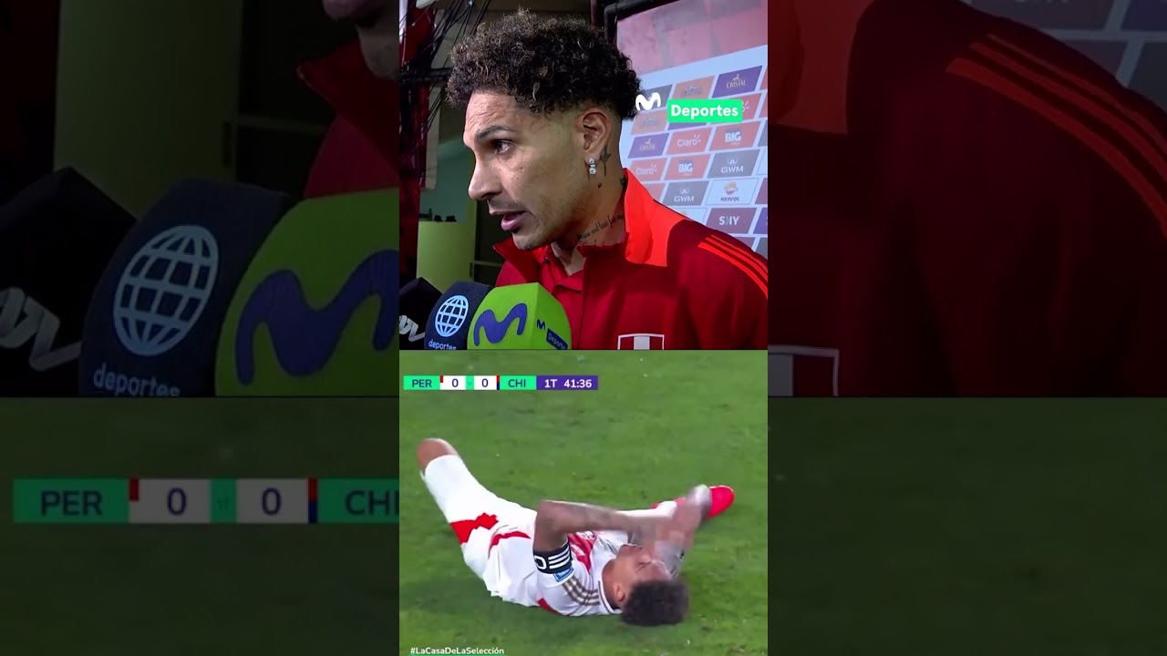 PER&Uacute; 0-0 CHILE: DECLARACIONES DE PAOLO GUERRERO EN ZONA MIXTA | CLASIFICATORIAS 2026 🇵🇪⚽🇨🇱