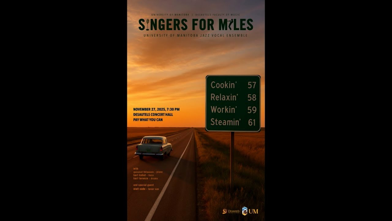 UM Jazz Vocal Ensemble – Singers for Miles