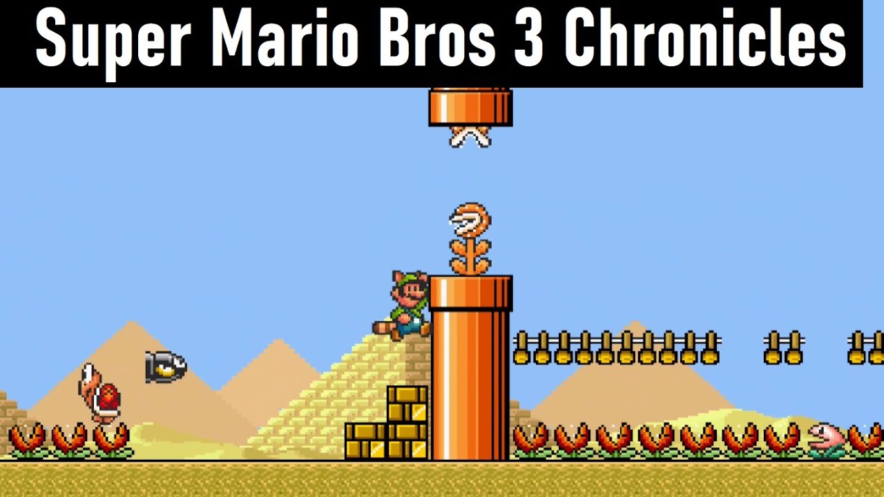 Super Mario Bros 3 Chronicles v3.3, World 7, Luigi [100%/Playthrough/English/HD] SMBX